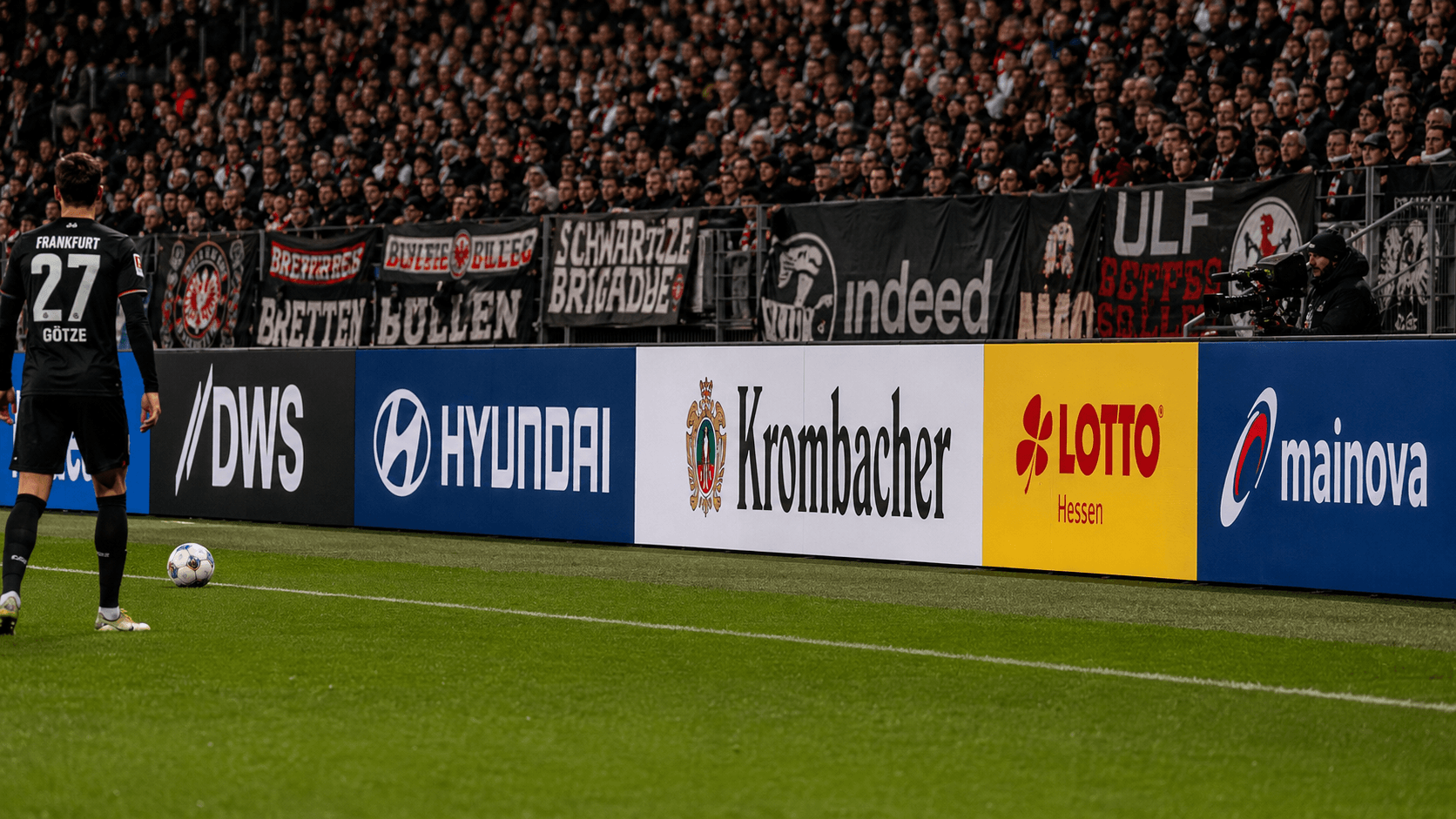 AluDiBond Stadionbande